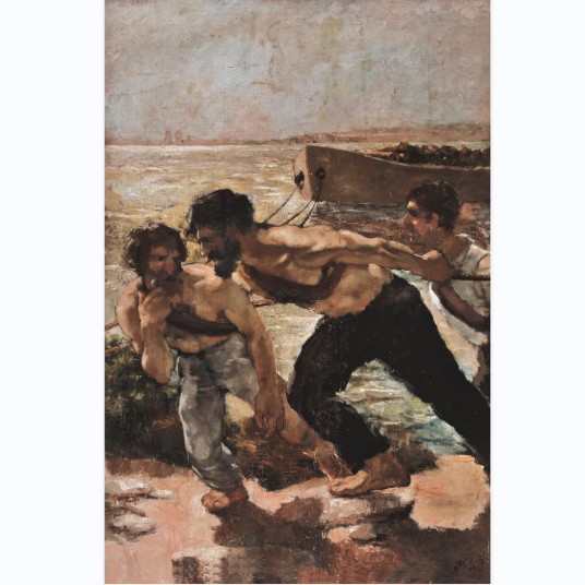 纤夫（吴作人绘画作品）