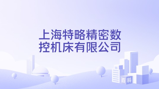 上海特略精密数控机床有限公司