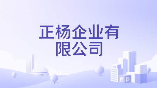 正杨企业有限公司