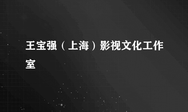 王宝强（上海）影视文化工作室