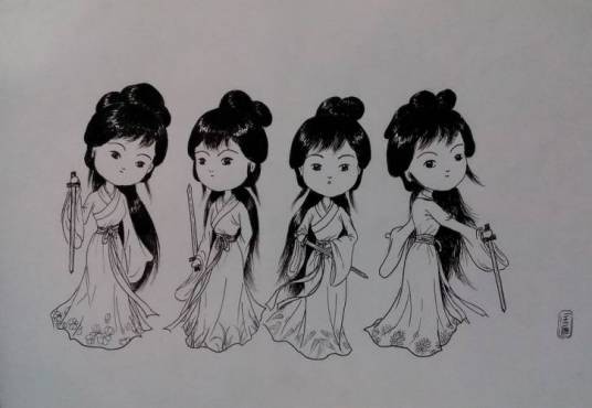 梅兰竹菊（金庸武侠小说《天龙八部》中的人物组合）