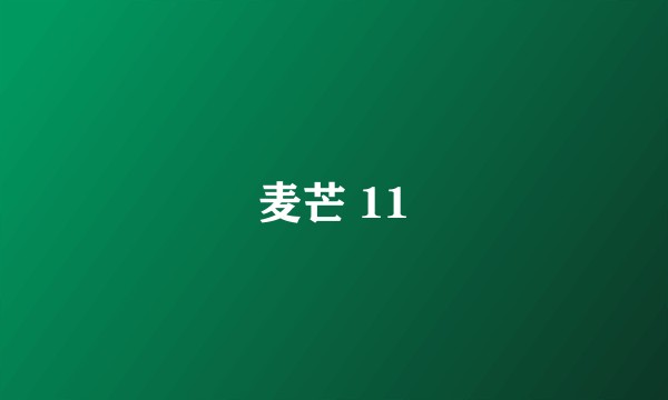 麦芒 11