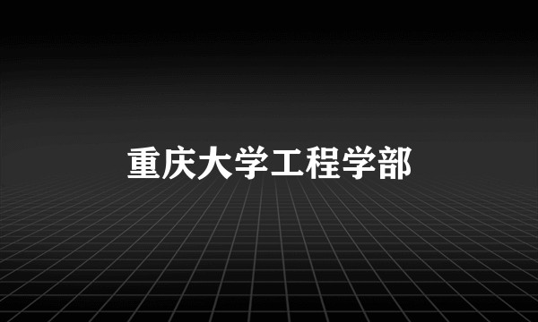 重庆大学工程学部