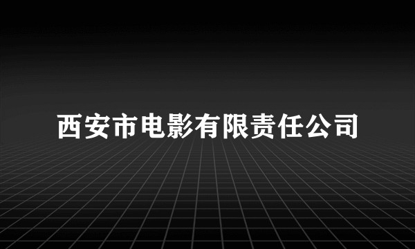 西安市电影有限责任公司
