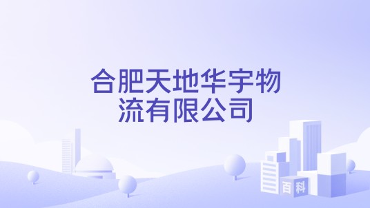 合肥天地华宇物流有限公司