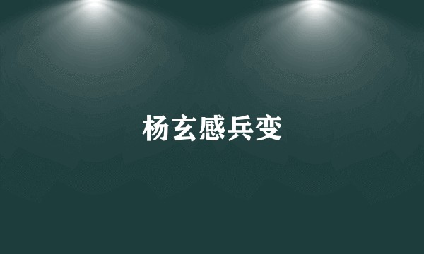 杨玄感兵变