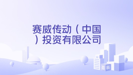 赛威传动（中国）投资有限公司