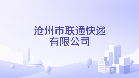 沧州市联通快递有限公司