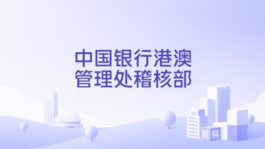 中国银行港澳管理处稽核部