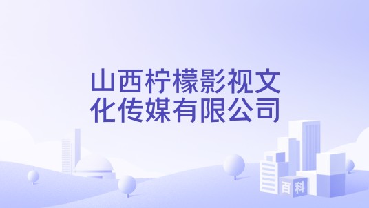 山西柠檬影视文化传媒有限公司