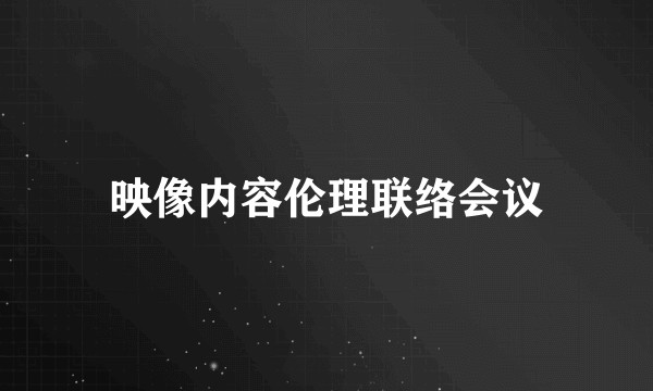映像内容伦理联络会议