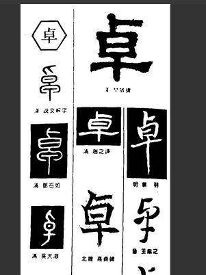 卓姓