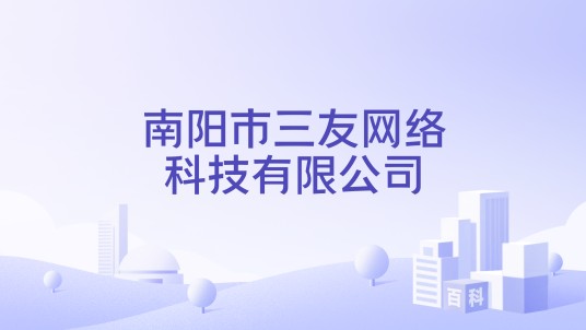 南阳市三友网络科技有限公司