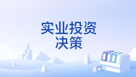 实业投资决策