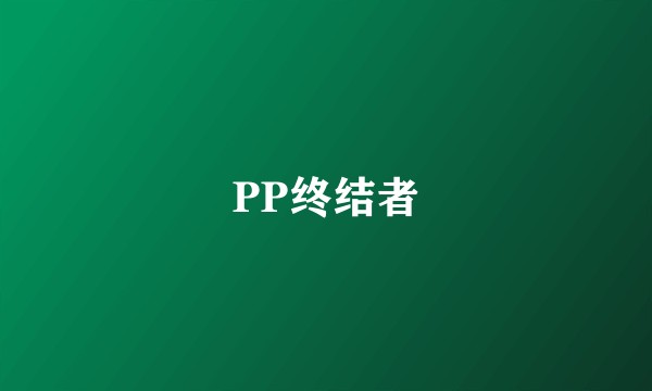 PP终结者