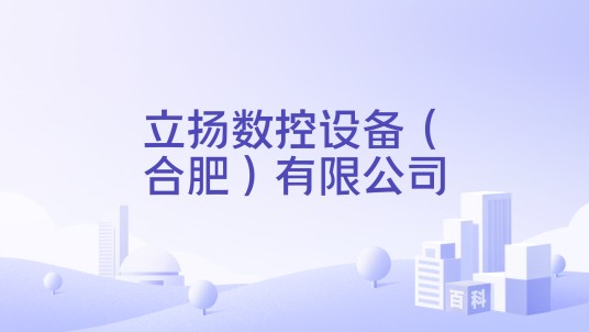 立扬数控设备（合肥）有限公司