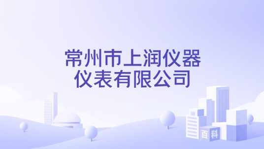 常州市上润仪器仪表有限公司
