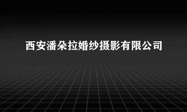 西安潘朵拉婚纱摄影有限公司