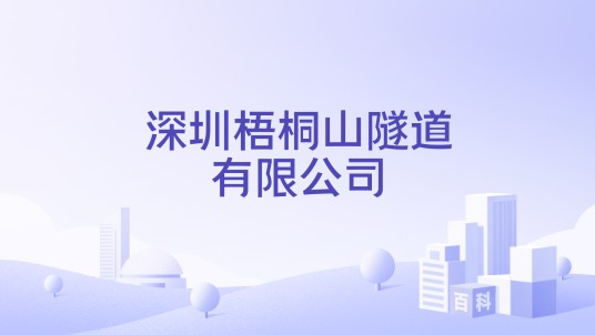深圳梧桐山隧道有限公司