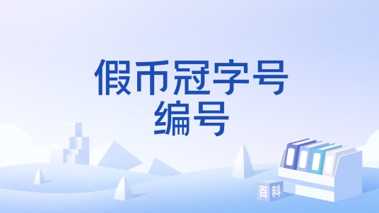 假币冠字号编号