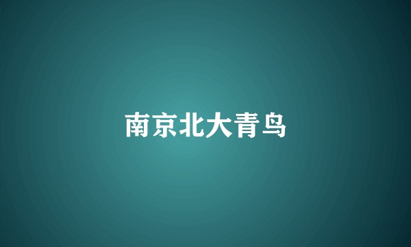 南京北大青鸟