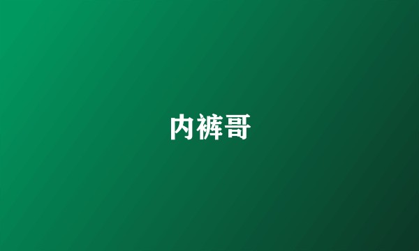 内裤哥