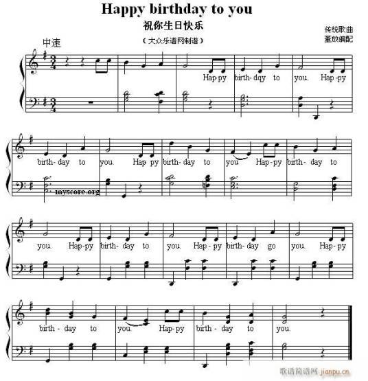 祝你生日快乐（1893年帕蒂·希尔、米尔德里德·希尔创作的歌曲）
