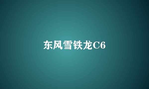 东风雪铁龙C6
