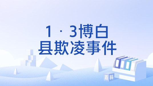 1·3博白县欺凌事件