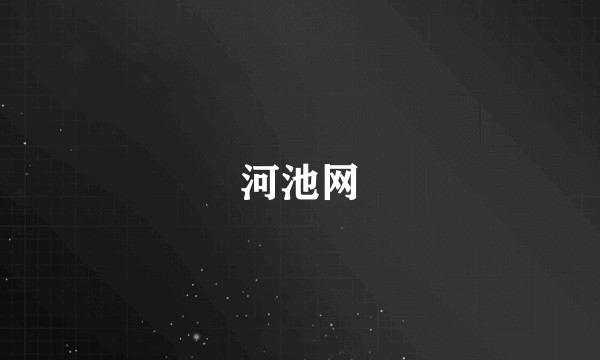 河池网