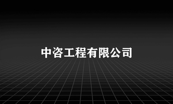 中咨工程有限公司