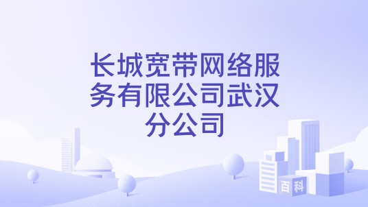 长城宽带网络服务有限公司武汉分公司