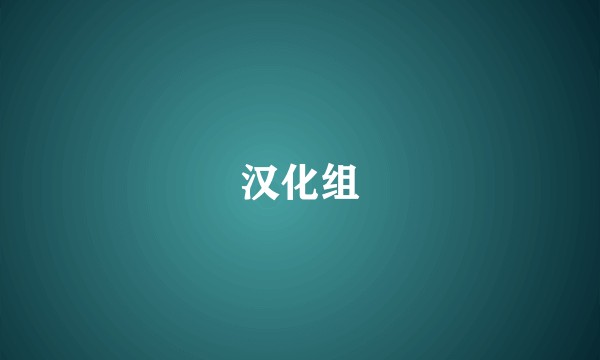 汉化组