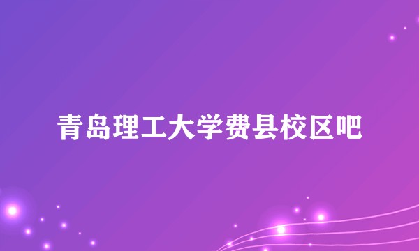 青岛理工大学费县校区吧
