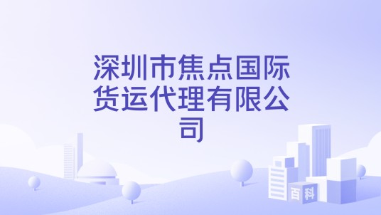 深圳市焦点国际货运代理有限公司