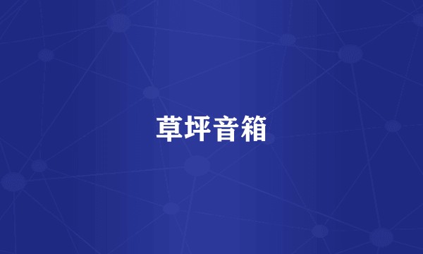 草坪音箱