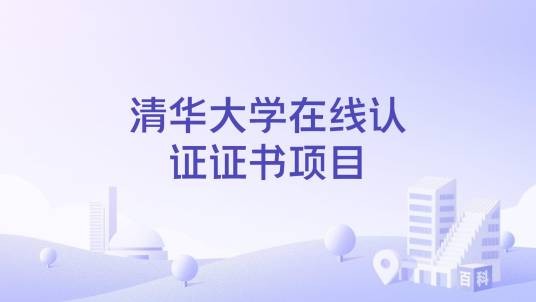 清华大学在线认证证书项目