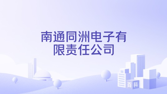 南通同洲电子有限责任公司