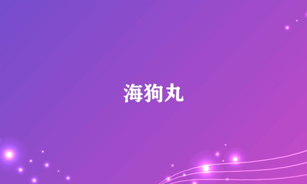 海狗丸