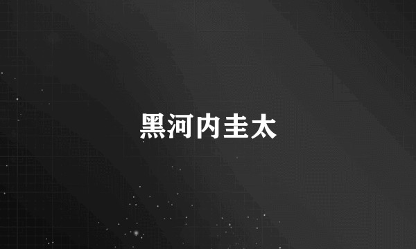 黑河内圭太