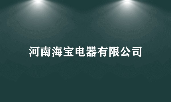 河南海宝电器有限公司