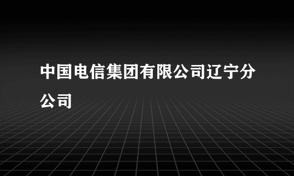 中国电信集团有限公司辽宁分公司
