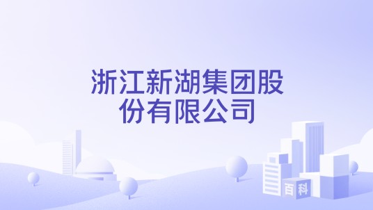 浙江新湖集团股份有限公司