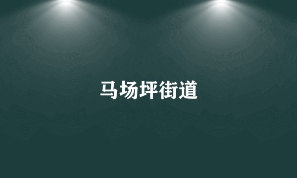 马场坪街道