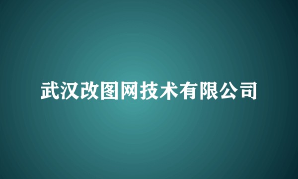 武汉改图网技术有限公司