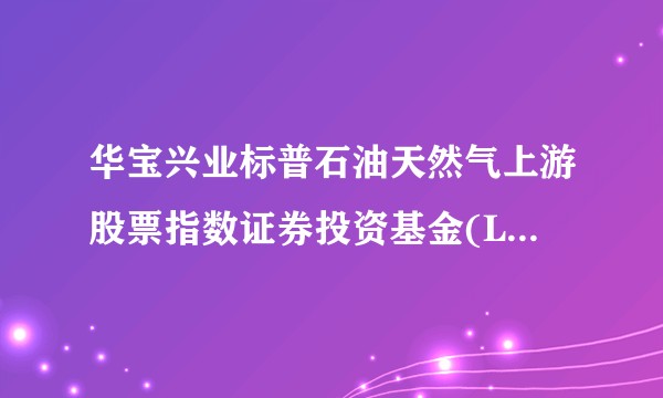 华宝兴业标普石油天然气上游股票指数证券投资基金(LOF)（华宝兴业油气）