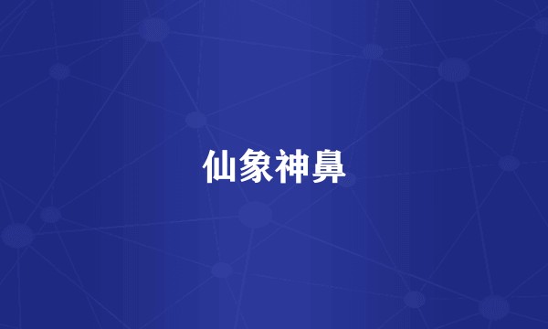 仙象神鼻