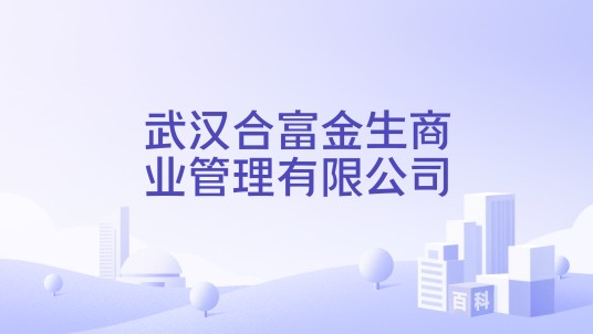 武汉合富金生商业管理有限公司
