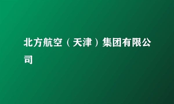 北方航空(天津)集团有限公司