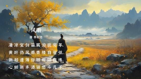 风雨（唐代李商隐诗作）